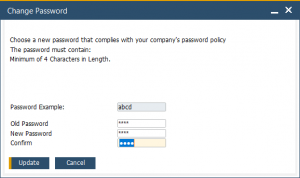 Đổi mật khẩu Changing Password