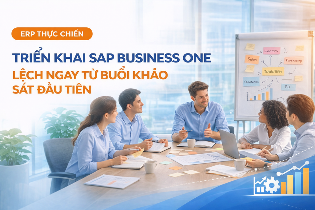 triển khai SAP B1, ERP, thực chiến